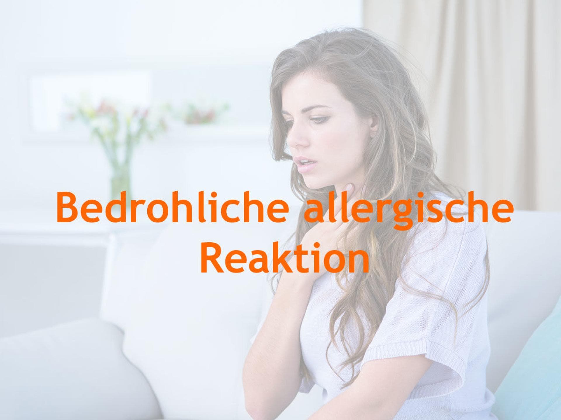 allergischer Schock allergischer Schock