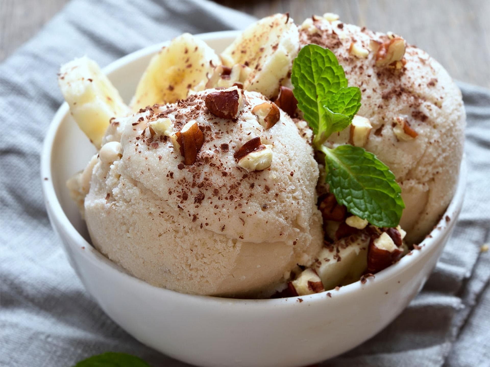 Rezept für veganes Bananeneis Rezept für veganes Bananeneis