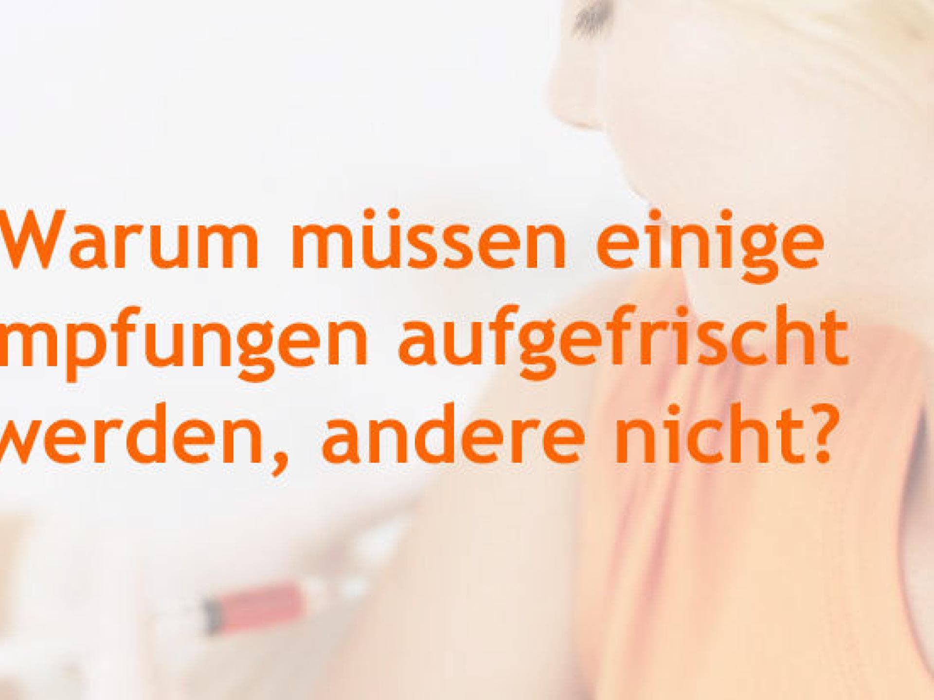 Impfschutz Erwachsene