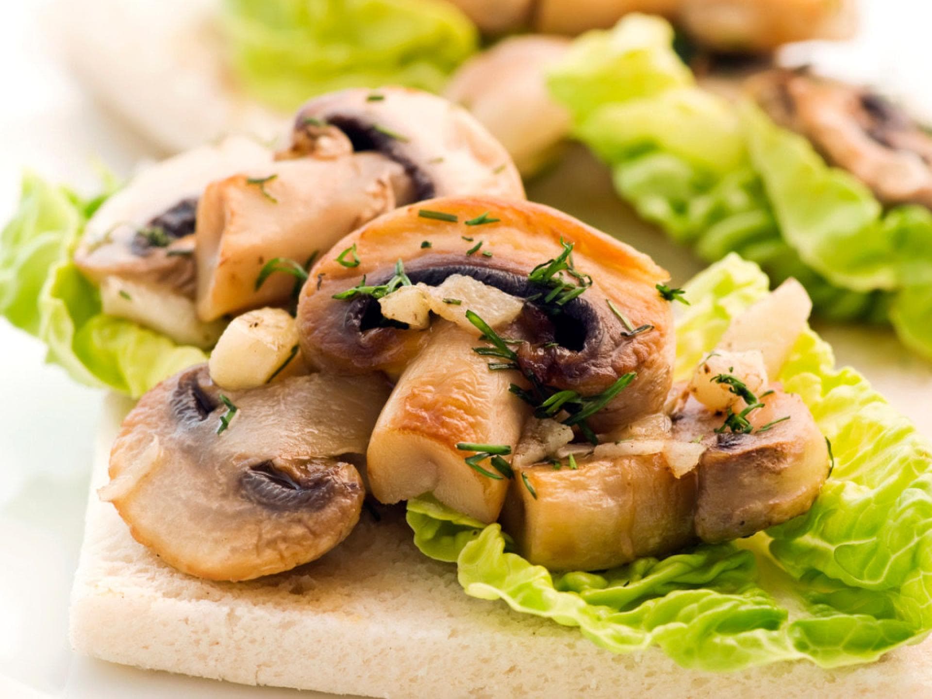 Basischer Champignon-Salat