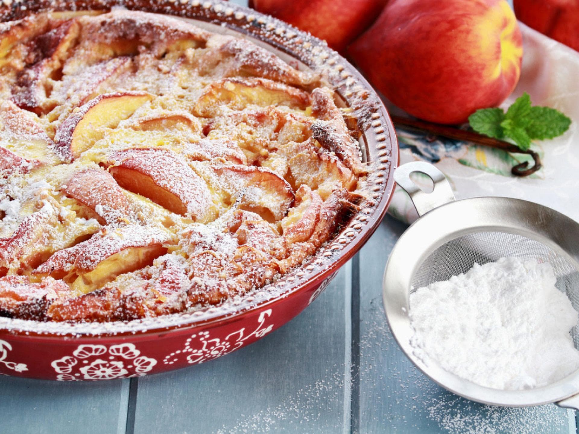 Nektarinenclafoutis