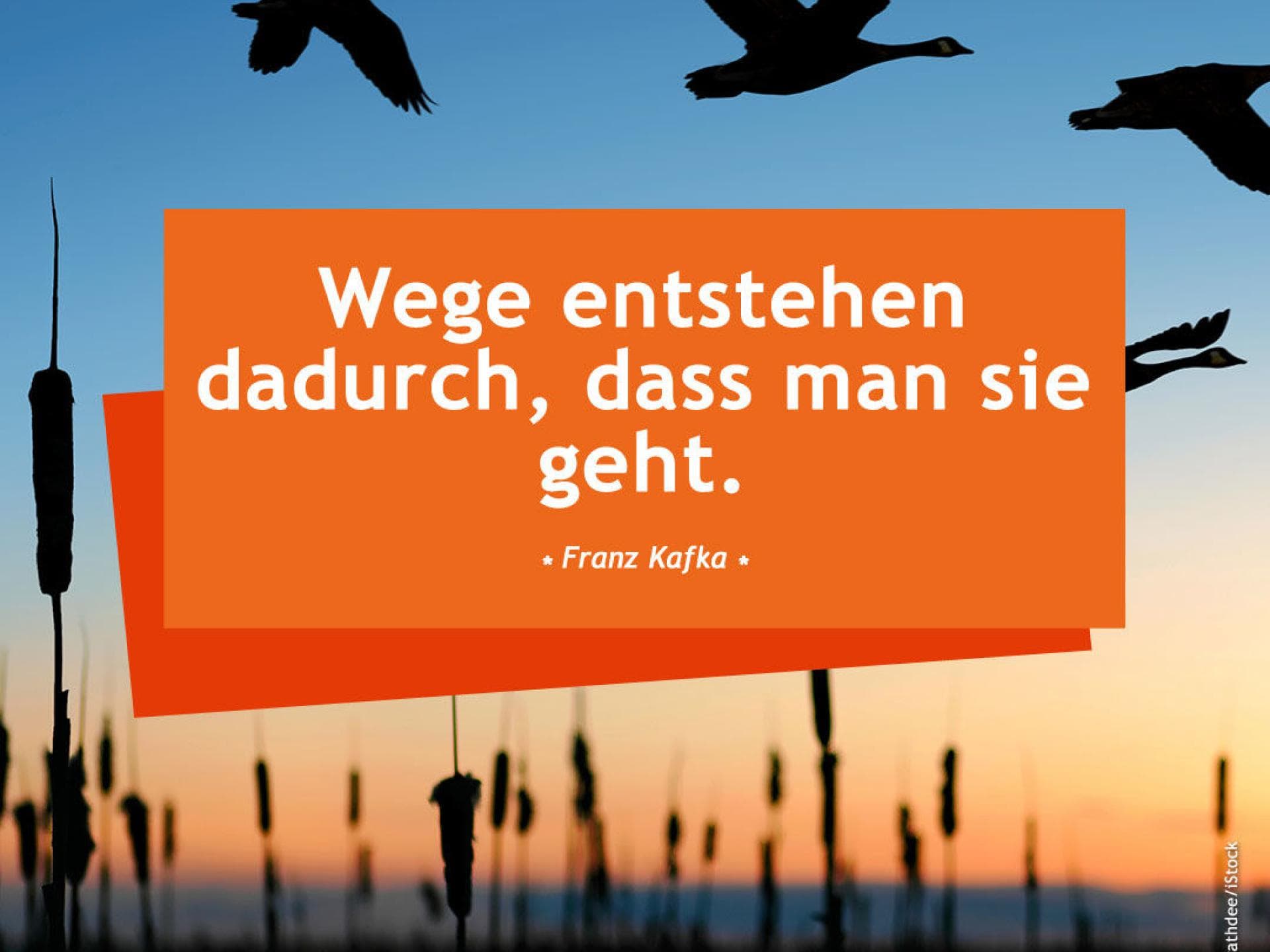Wege entstehen dadruch, dass man sie geht. 