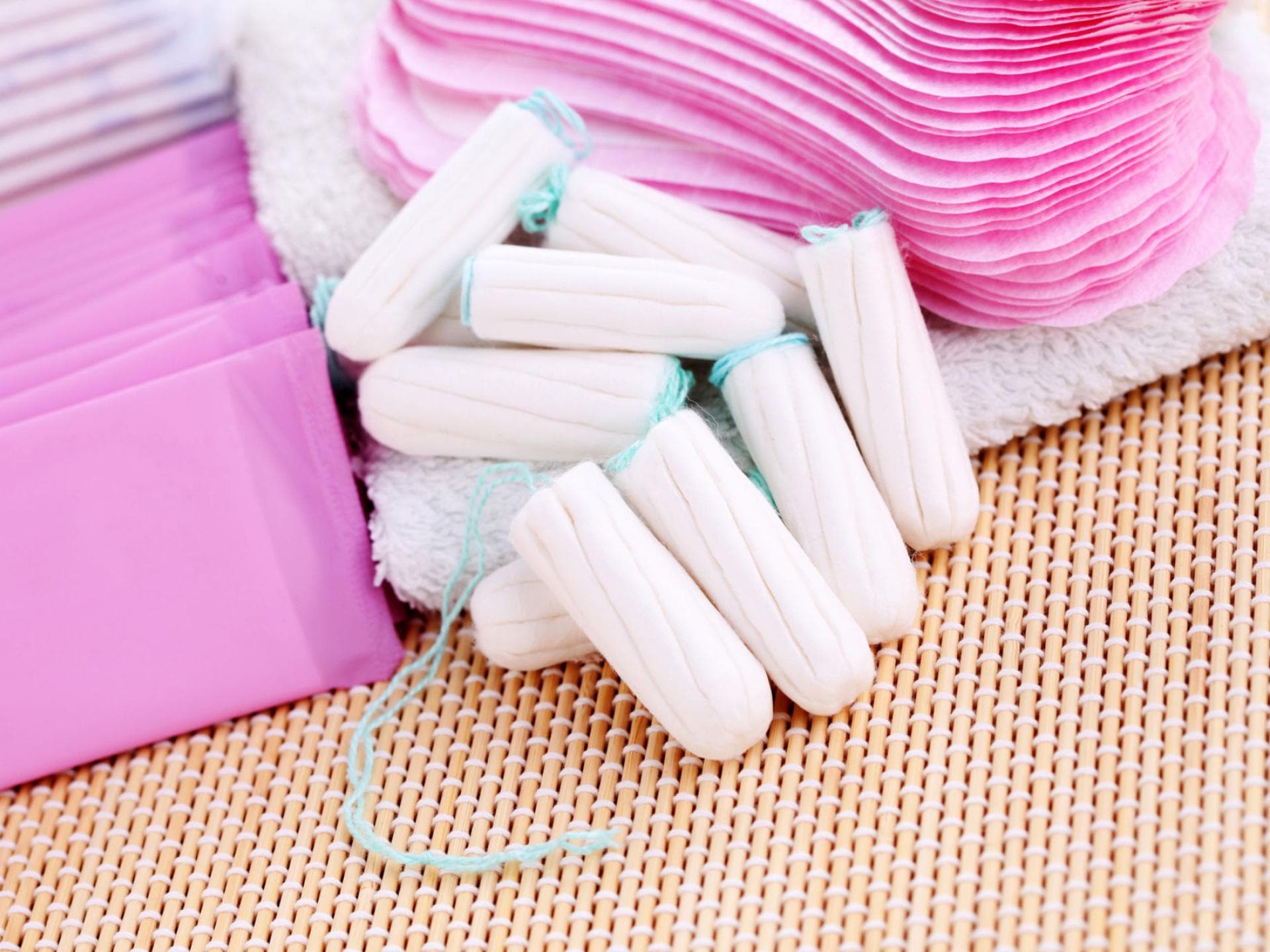 Tampons und Binden