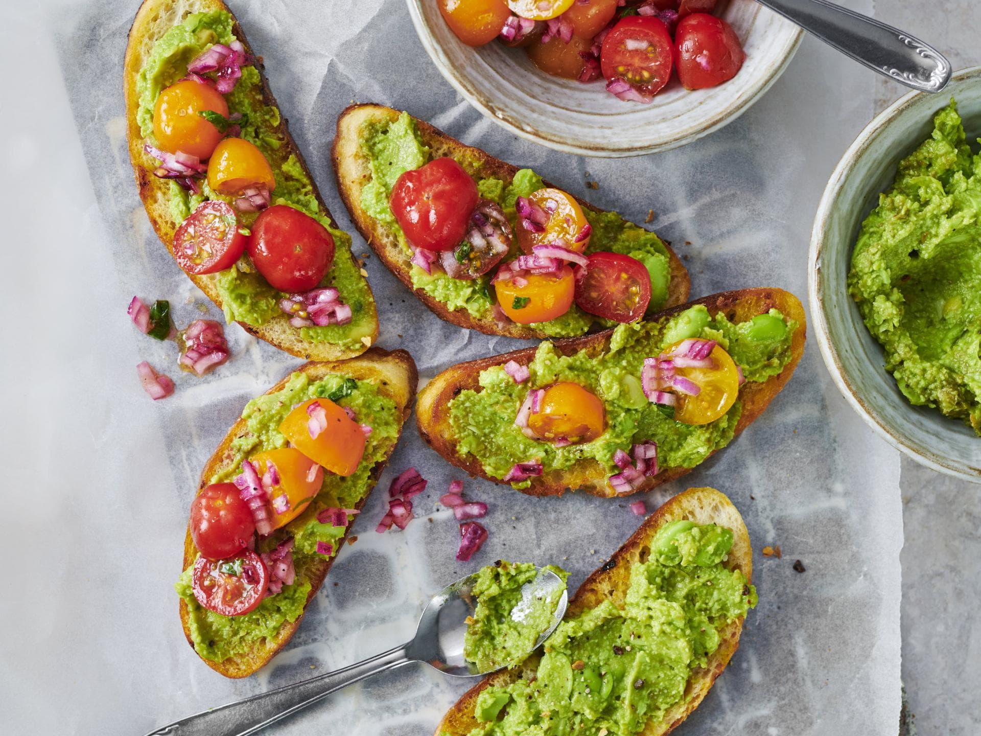 Bunter Tomatensalat
