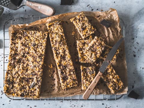 Vegane Schoko-Knusper-Bars