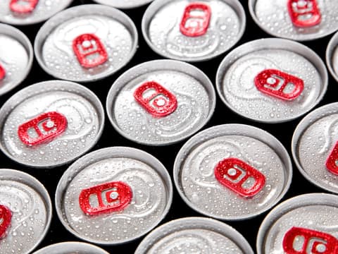 Dosen von Energy Drinks 