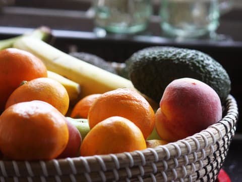 Mandarinen im Obstkorb