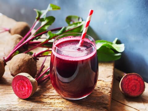 Rote bete Saft und Rüben