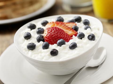 Quark mit Früchten