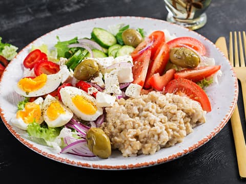 Herzhaftes Porridge