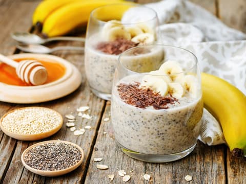 Overnight Oats mit Banane