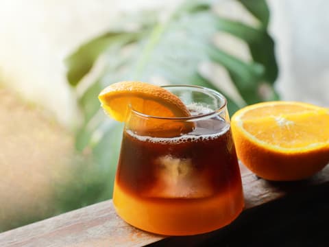 Espresso mit Orange