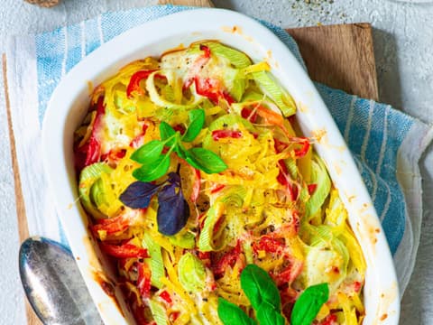 Rösti-Auflauf mit Lauch
