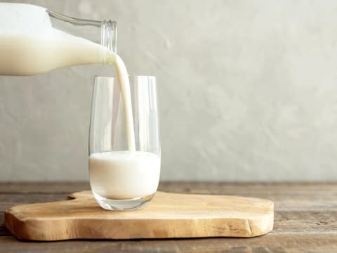 Glas Milch