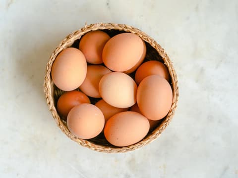 Eier im Korb