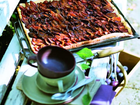 Zwetschgendatschi mit Pecannüssen