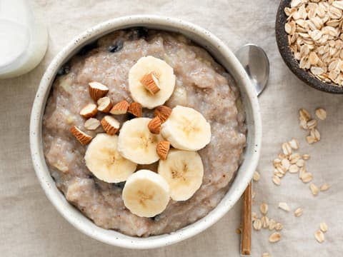 Porridge mit Banane