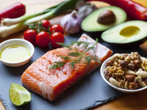 Lebensmittel für eine Ernährung bei Schuppenflechte