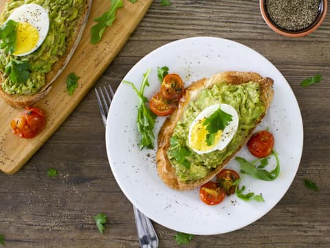 Baguette mit Avocado