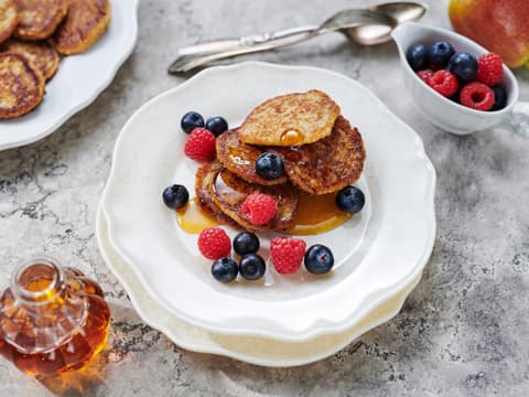 Birnen-Haferflocken-Pancakes