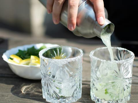 Drink wird gemischt