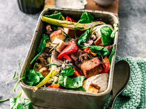 Ofengemüse mit Tofu