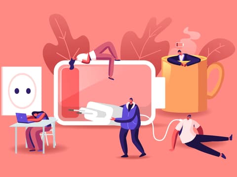 Grafik eines Burnouts