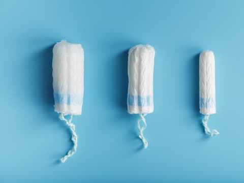 Tampons in verschiedenen Größen