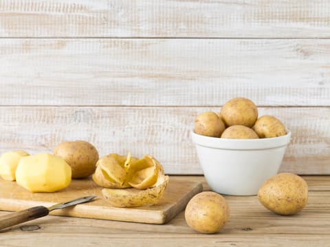 Rohe Kartoffeln