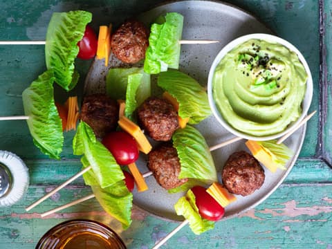 Burger-Spieße
