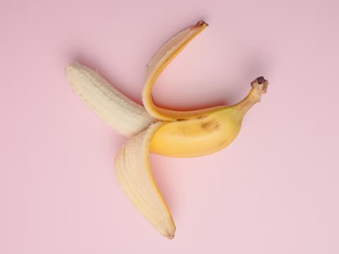 Geschälte Banane
