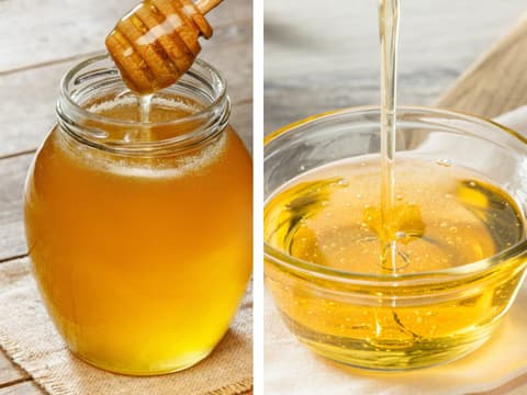 Honig oder Agavendicksaft