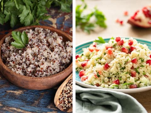 Quinoa oder Couscous