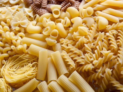 verschiedene Sorten von Pasta