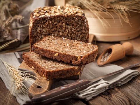 Vollkornbrot in Scheiben