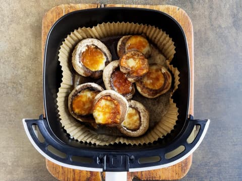 Champignons aus dem Airfryer