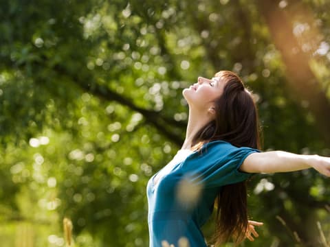 Stressabbau in der Natur