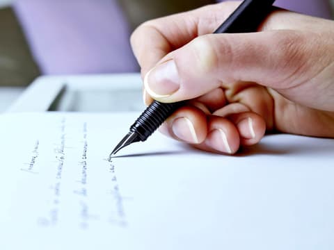 Stift und Papier