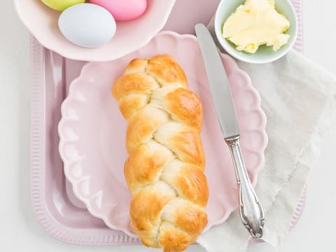 Oster-Hefezopf - Low Carb