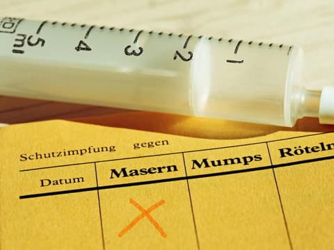 Impfpass Masern, Mumps, Röteln