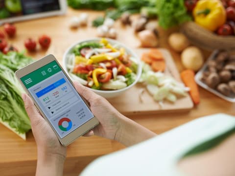 Kalorien zählen App gesunde Ernährung