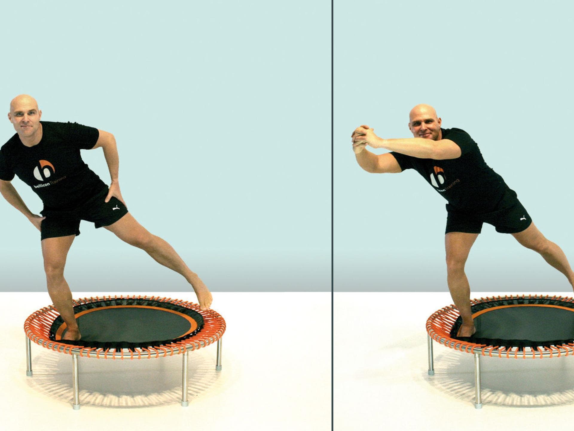 Trampolin Ubungen 13 Fitness Ubungen Auf Dem Trampolin