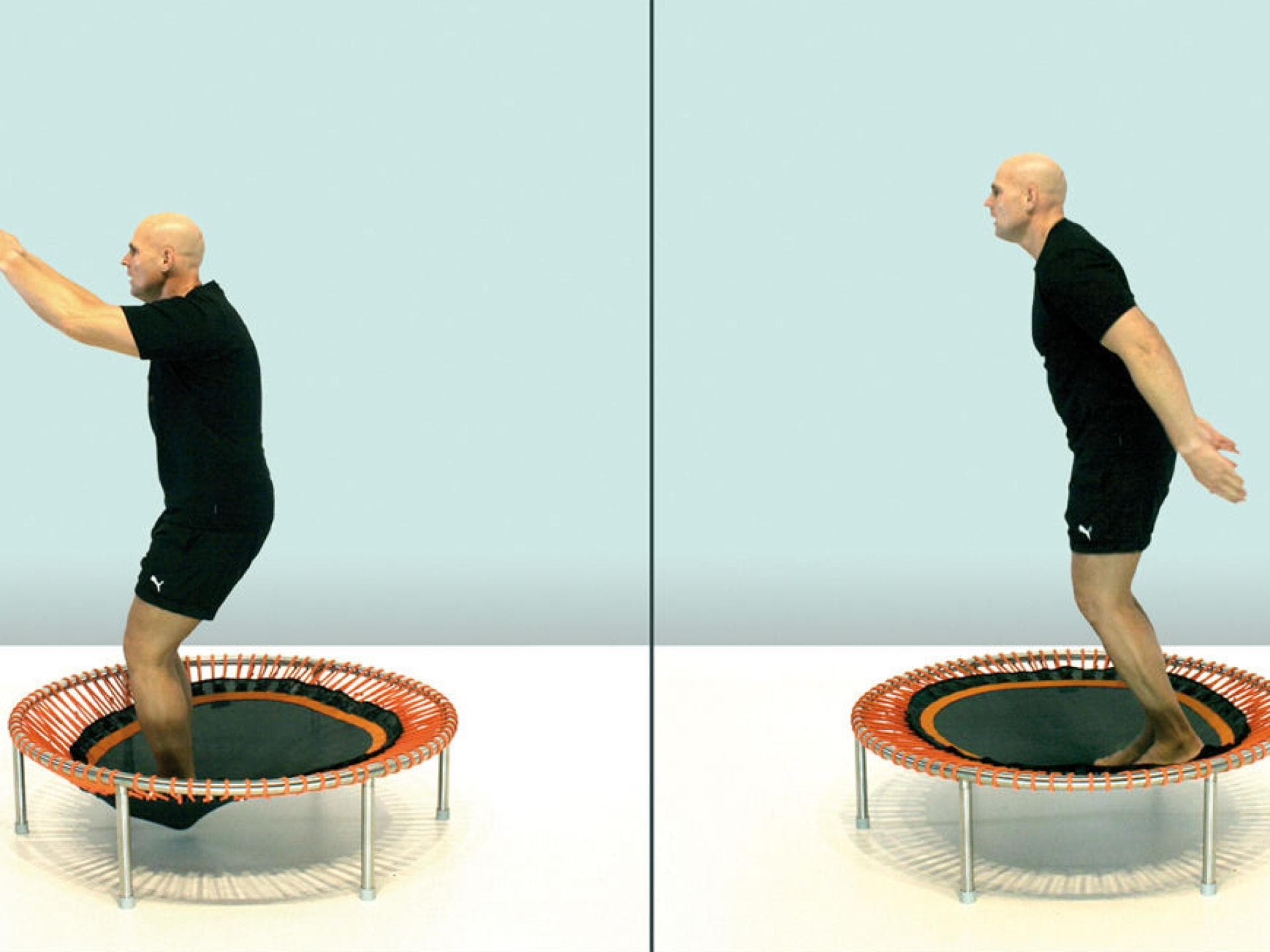 Trampolin Ubungen 13 Fitness Ubungen Auf Dem Trampolin