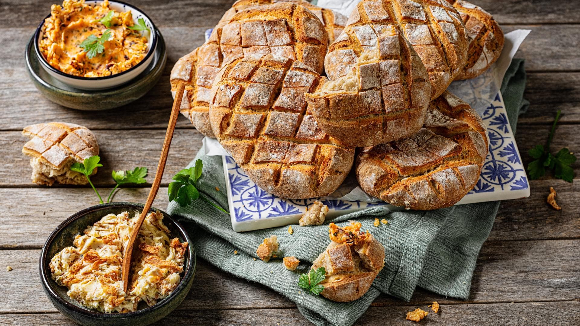 Essen ohne Weizen: Rezept für Kastanien-Mini-Fladenbrot
