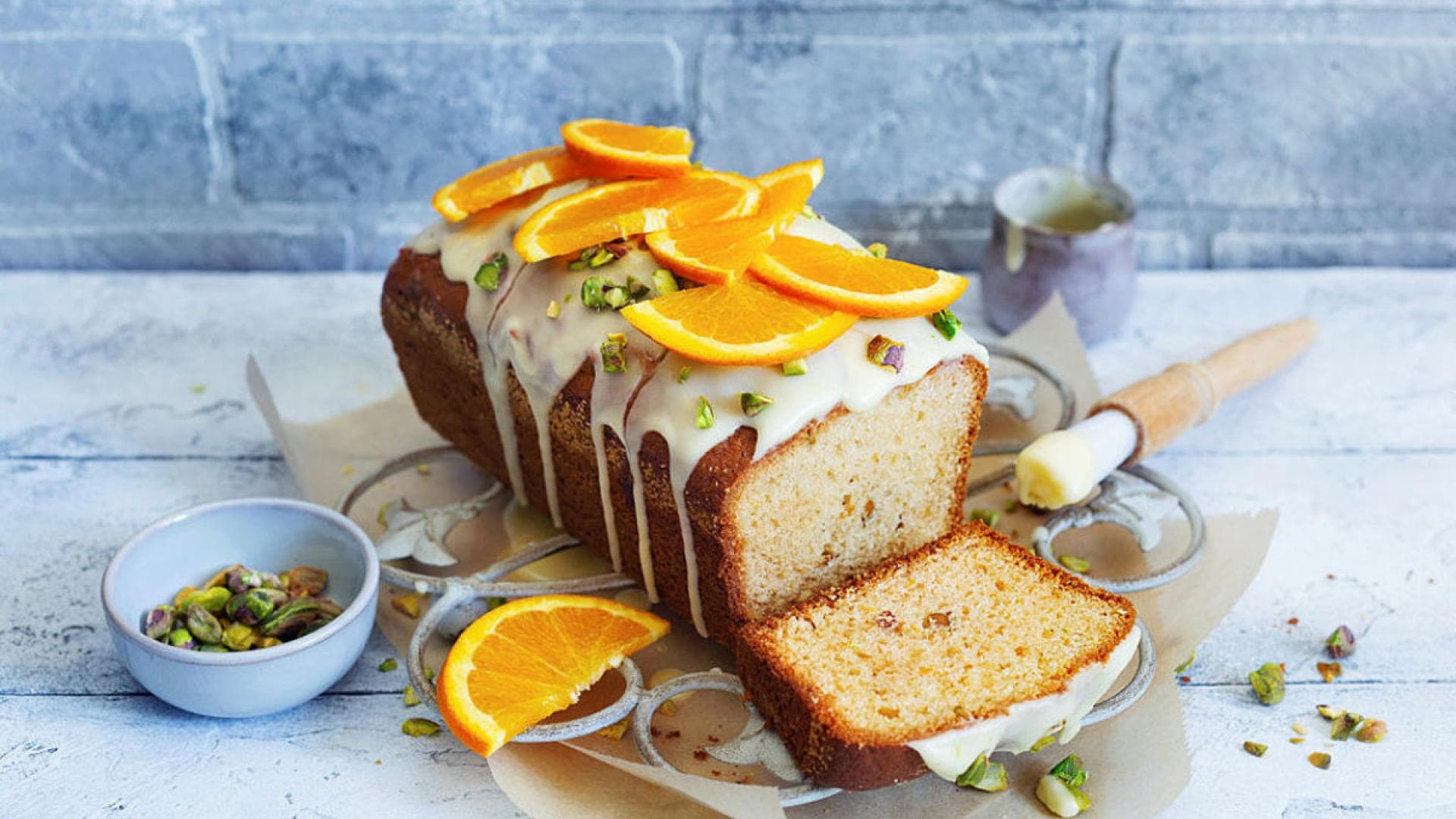 Joghurt Kuchen Mit Pistazien Und Orange