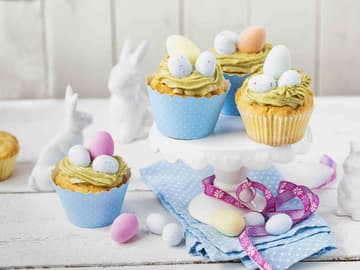 Zitronenmuffins mit Pistaziencreme Zitronenmuffins mit Pistaziencreme