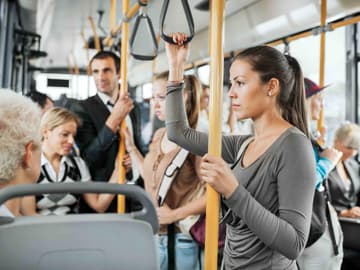 Frau im Bus Frau im Bus