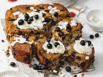 Kokoskuchen mit Kaffee Kokoskuchen mit Kaffee