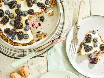 Pizza ohne Mehl mit Granola Pizza ohne Mehl mit Granola