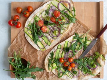 Veganer Flammkuchen Veganer Flammkuchen